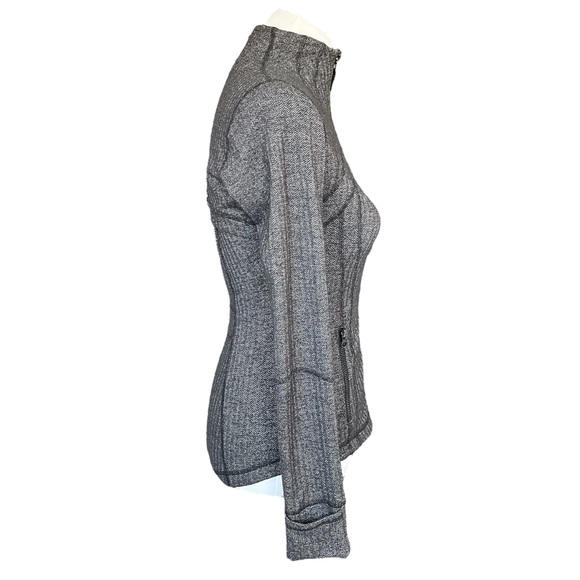 Lululemon Define Jacket Heathered Herringbone Black Women’s 6 - Picture 7 of 13